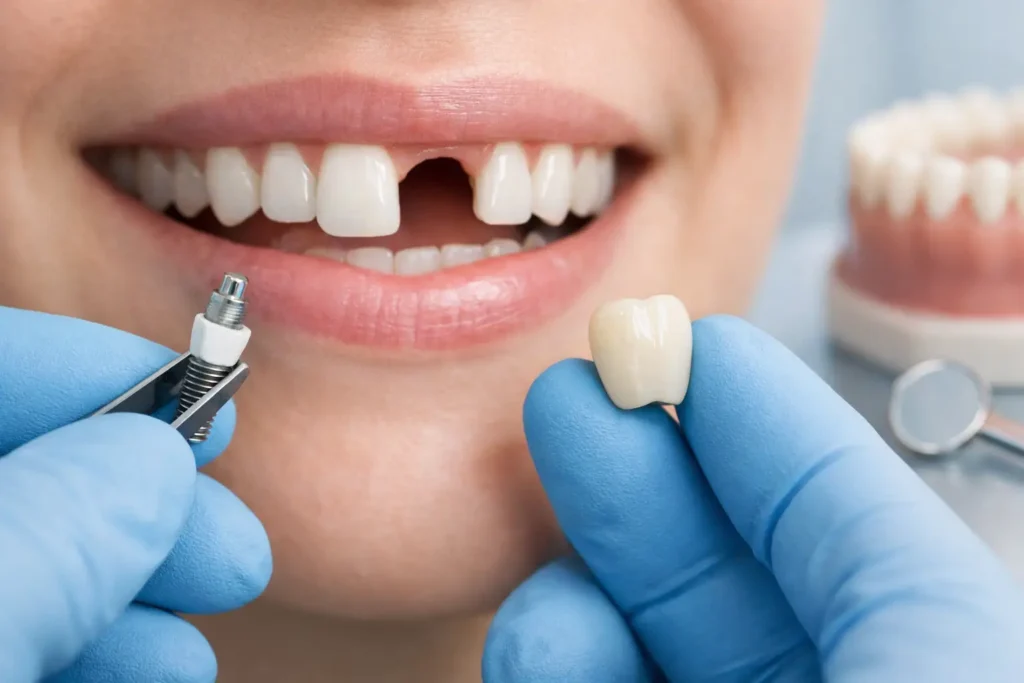 How to Replace a Missing Front Tooth Safely